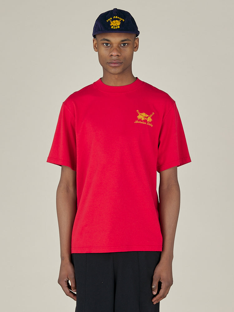 ROOTS ROCK REGGAE TEE - RED – Nicholas Daley