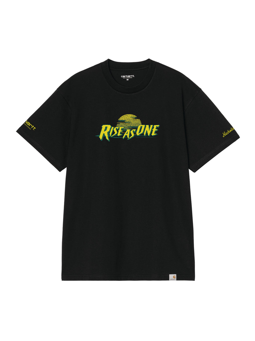 Carhartt WIP × Nicholas Daley T-SHIRT CARHARTT WIP X NICHOLAS DALEY 'RISE AS ONE' - BLACK – Nicholas Daley