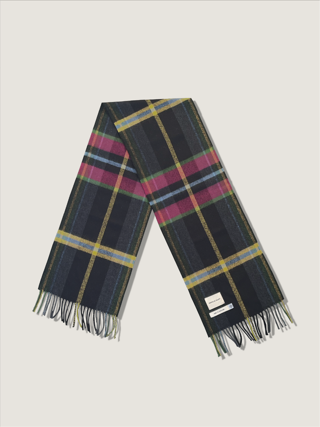 TARTAN SCARF - NIGHT TARTAN – Nicholas Daley