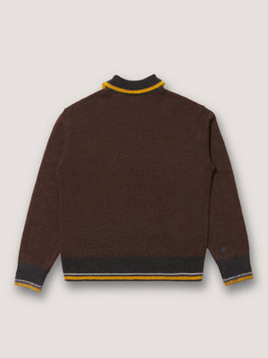 KNITTED COLLAR JUMPER- ANNIVERSARY GOLD