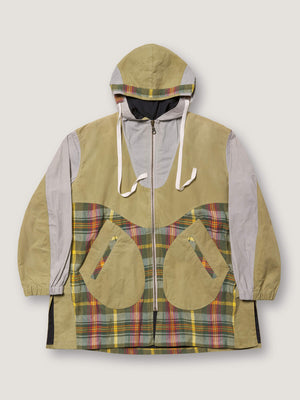 SMOCK ZIP PARKA - ND SPRING TARTAN