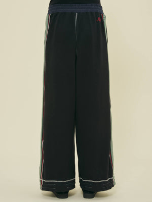 WIDE LEG TRACK PANT - MIDNIGHT – Nicholas Daley