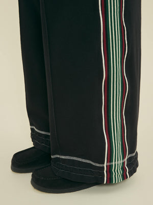 WIDE LEG TRACK PANT - MIDNIGHT – Nicholas Daley