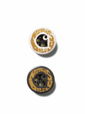 CARHARTT WIP X NICHOLAS DALEY PIN BADGES SET - MULTICOLOUR