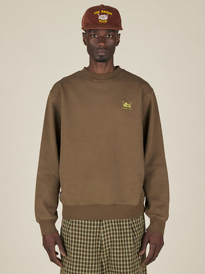 REGGAE KLUB SWEATSHIRT - BROWN