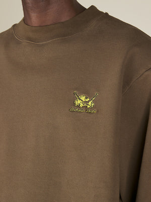 REGGAE KLUB SWEATSHIRT - BROWN