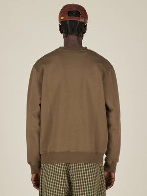 REGGAE KLUB SWEATSHIRT - BROWN