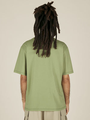 REGGAE KLUB TEE - ARMY GREEN