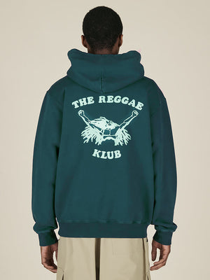 REGGAE KLUB HOODIE - BOTTLE GREEN