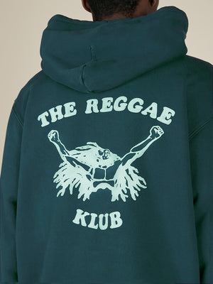 REGGAE KLUB HOODIE - BOTTLE GREEN