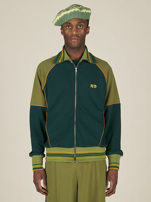TRACK TOP - BOTTLE GREEN / ARMY GREEN
