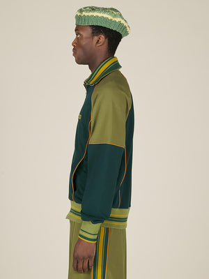 TRACK TOP - BOTTLE GREEN / ARMY GREEN