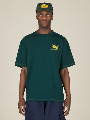 ROOTS ROCK REGGAE TEE - BOTTLE GREEN