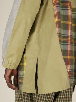 SMOCK ZIP PARKA - ND SPRING TARTAN