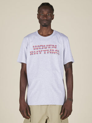 WOVEN RHYTHMS SOUTHBANK CENTRE T-SHIRT - GREY