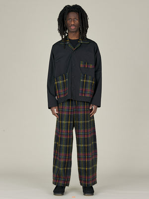 THREE POCKET OVER SHIRT- NIGHT TARTAN
