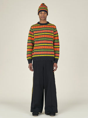 FAIR ISLE CREWNECK KNIT - MIX COLOUR