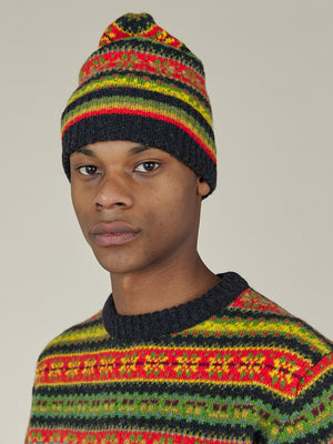 WOOL HAT - FAIRISLE