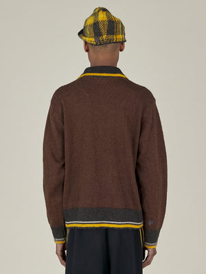 KNITTED COLLAR JUMPER- ANNIVERSARY GOLD