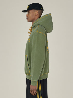 ROOTS ROCK REGGAE KLUB HOODIE - OLIVE