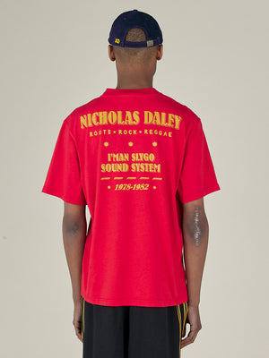 ROOTS ROCK REGGAE TEE - RED