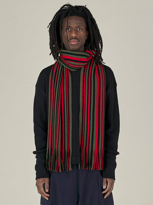 STRIPED SCARF - ACRYLIC WOOL