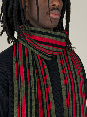 STRIPED SCARF - ACRYLIC WOOL