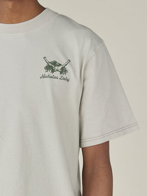 ROOTS ROCK REGGAE TEE - SILVER
