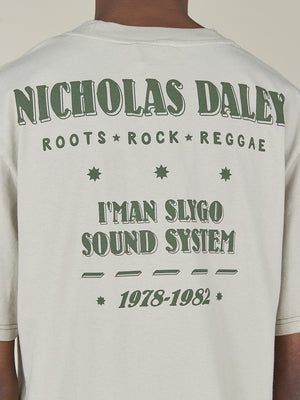 ROOTS ROCK REGGAE TEE - SILVER