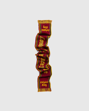 NOT IN LONDON TEAM SCARF - BURGUNDY