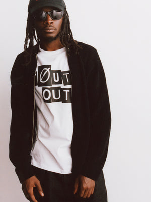WOVEN RHTYHMS TOUTS OUT TEE - WHITE