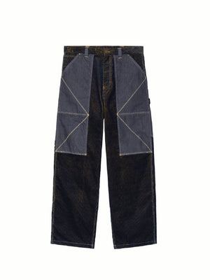 CARHARTT WIP X NICHOLAS DALEY OG DOUBLE KNEE PANT - ND DARK NAVY / MUSTARD
