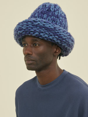 HAND KNITTED REBEL HAT - ACRYLIC WOOL