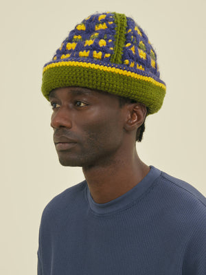 HAND CROCHETED BUCKET HAT - ACRYLIC WOOL