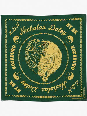 NICHOLAS DALEY X NEPENTHES NEW YORK - YING YANG BANDANA