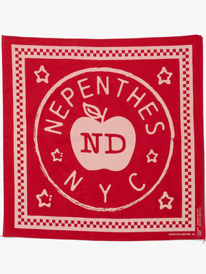 NICHOLAS DALEY X NEPENTHES NEW YORK - APPLE BANDANA