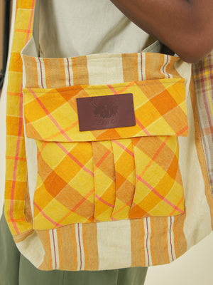SLING TOTE BAG - COMBO LINEN