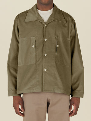 CLASSIC TWO POCKET SHIRT - OLIVE