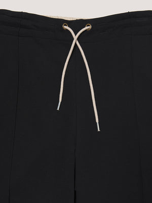 TRACK PANT - BLACK / ECRU