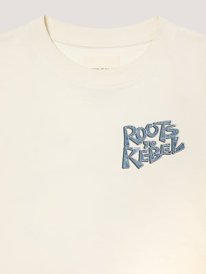 L/S ROOTS TO REBEL T-SHIRT - ECRU