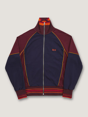 TRACK TOP - NAVY / BURGUNDY