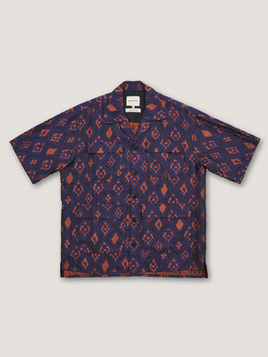 ALOHA SHIRT  - RED / GINGER