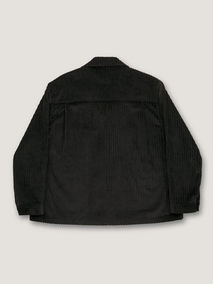 CLASSIC TWO POCKET SHIRT - BLACK CORDUROY