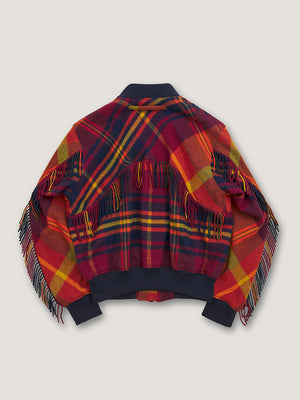 BLANKET BOMBER JACKET - ND TARTAN