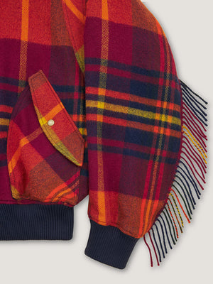 BLANKET BOMBER JACKET - ND TARTAN