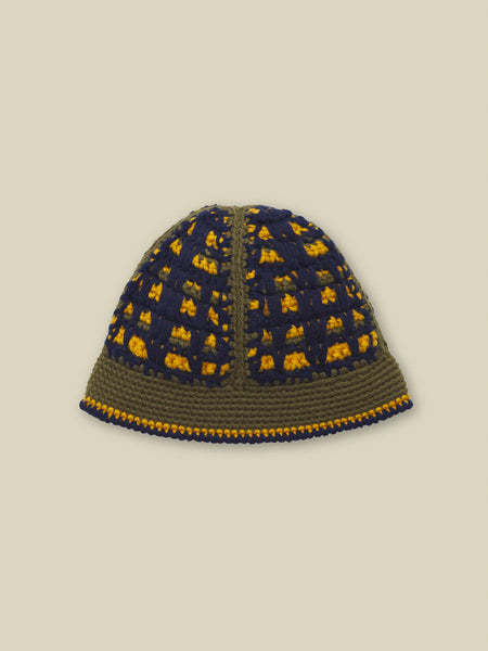 HAND CROCHETED BUCKET HAT - OLIVE – Nicholas Daley
