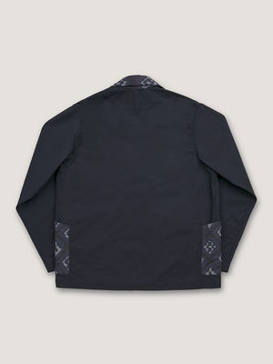 3 POCKET COLLARED CARDIGAN - NAVY