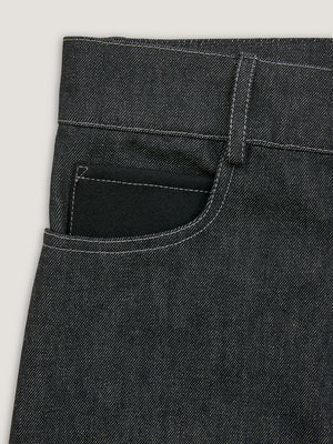 5 POCKET JEAN - BLACK DENIM