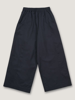 WIDE LEG TROUSERS - NAVY