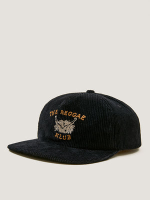 ND CHAINSTITCH CAP  - BLACK CORDUROY